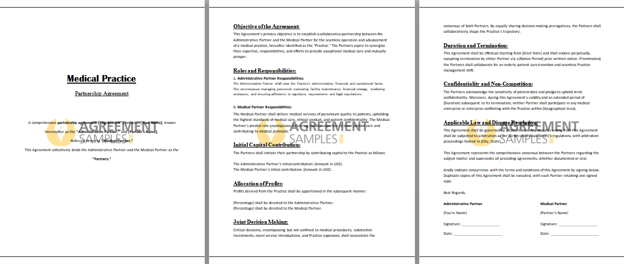 Medical-Practice-Partnership-Agreement