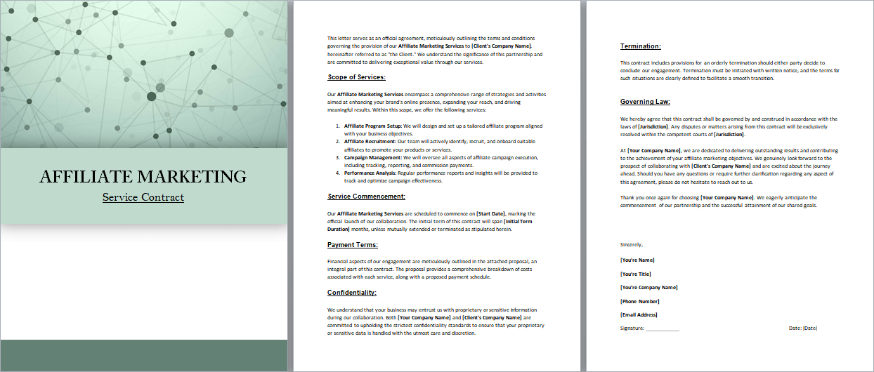 Affiliate-Marketing-Service-Contract
