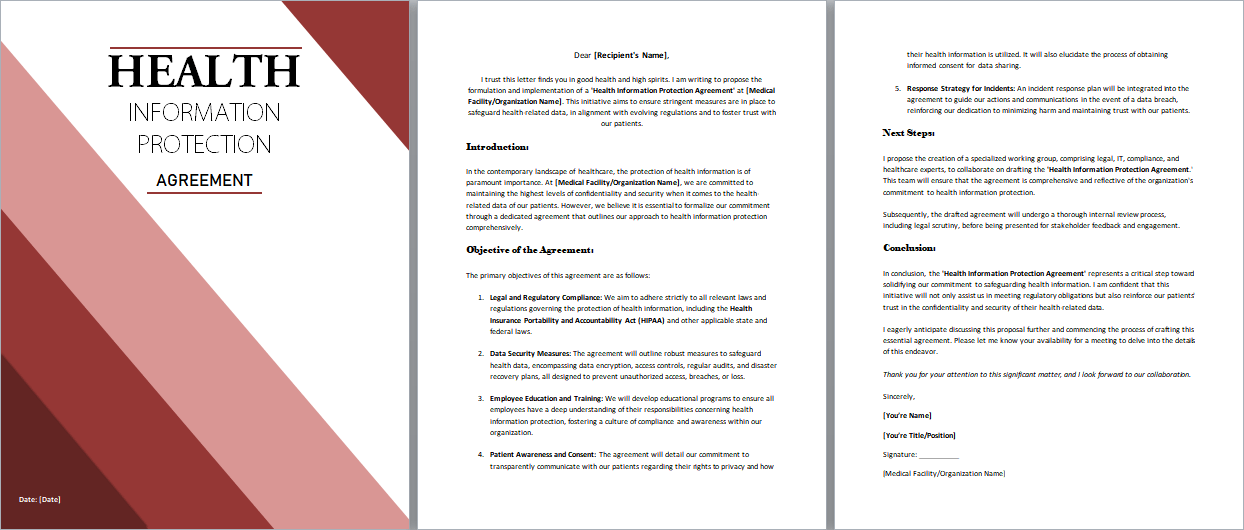 Health-Information-Protection-Agreement