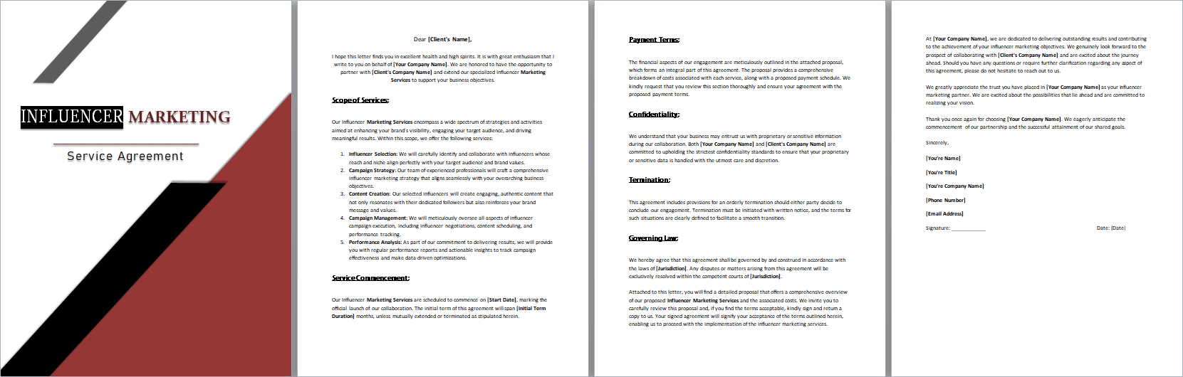 Influencer-Marketing-Service-Agreement