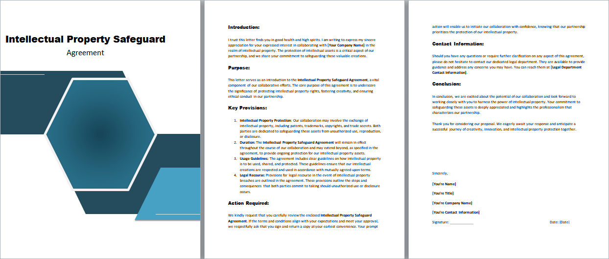 Intellectual-Property-Safeguard-Agreement