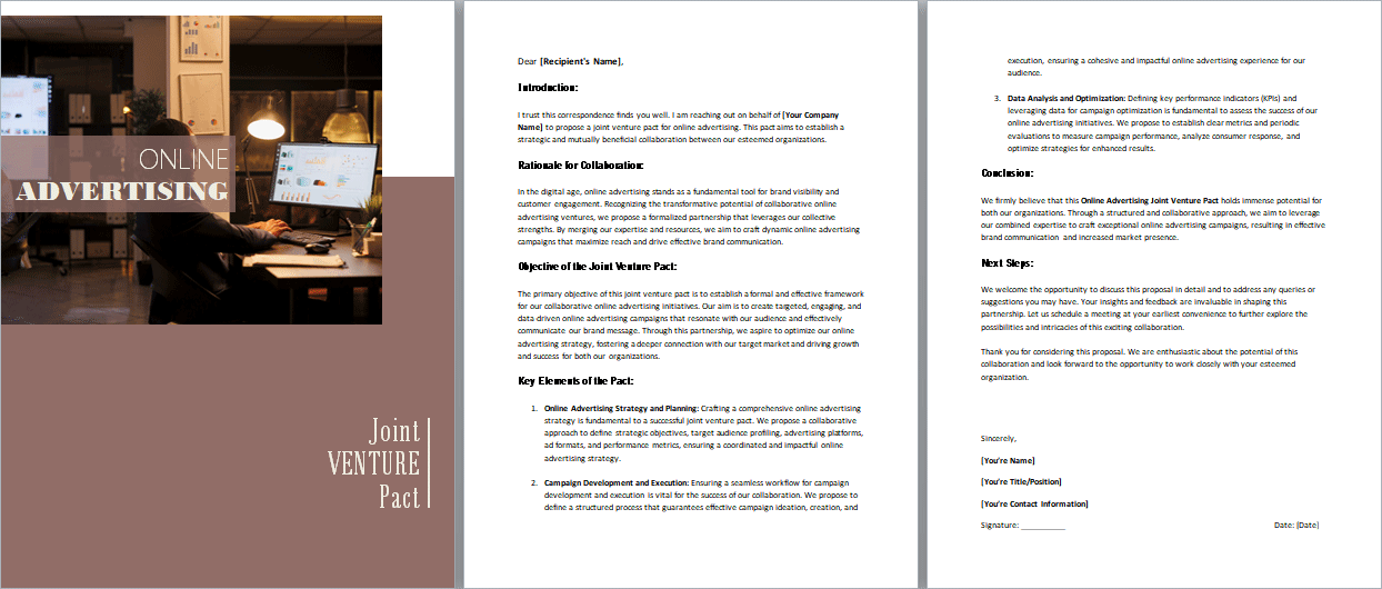 Online-Advertising-Joint-Venture-Pact