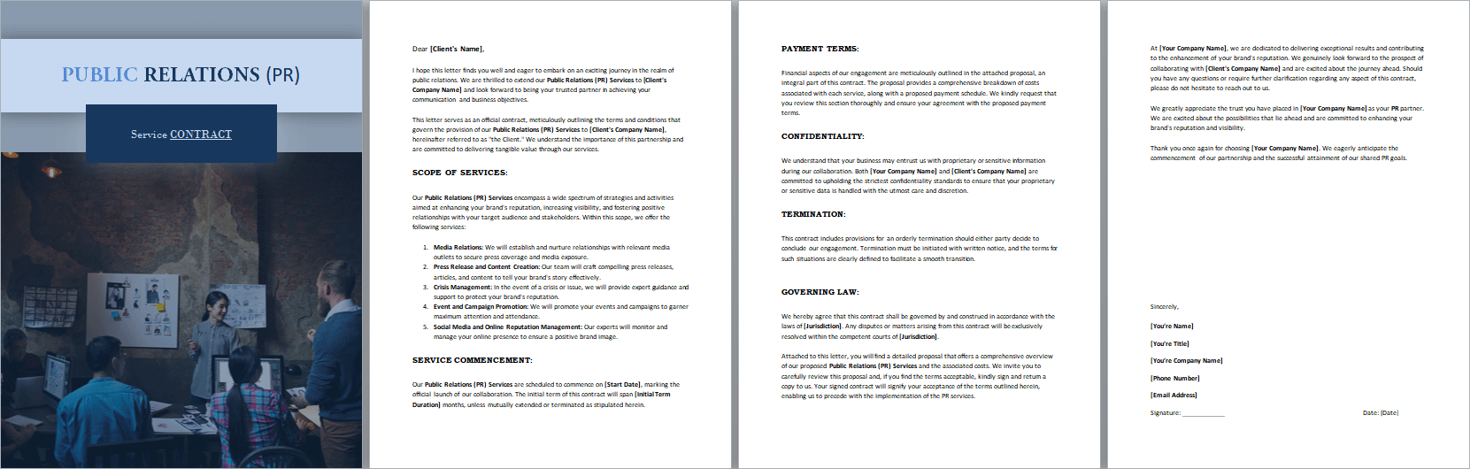 Public-Relations-PR-Service-Contract