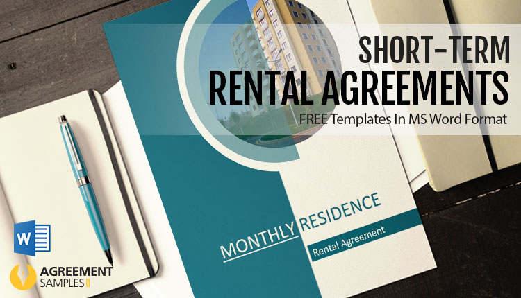 Short Term Rental Agreement Templates In MS Word Format