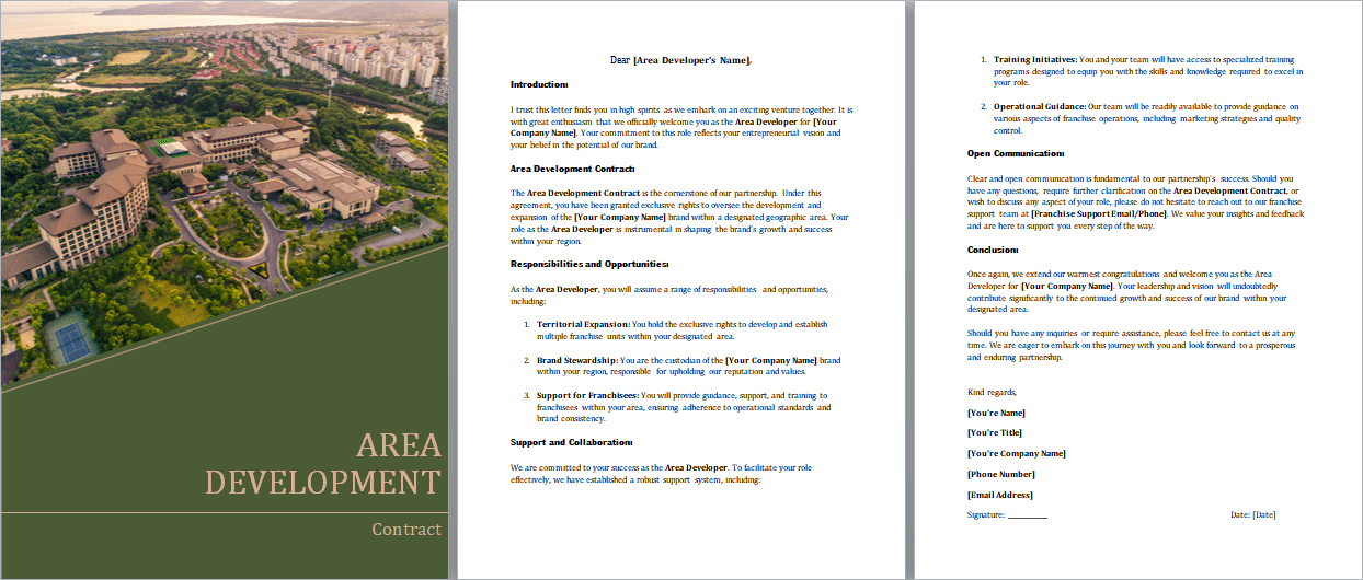 Area-Development-Contract