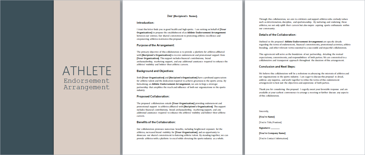 Athlete-Endorsement-Arrangement