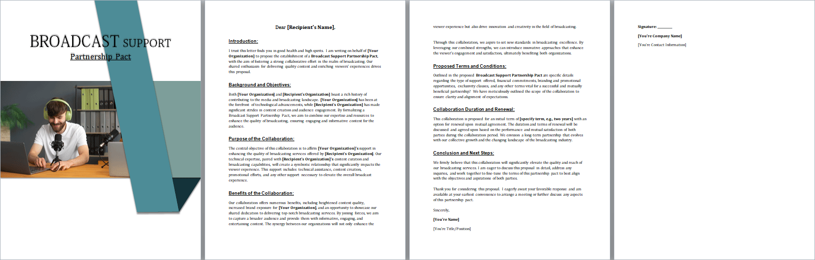 Broadcast-Support-Partnership-Pact