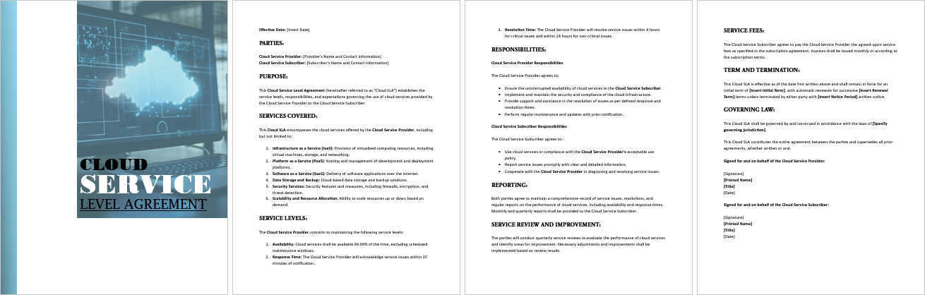 Cloud-Service-Level-Agreement