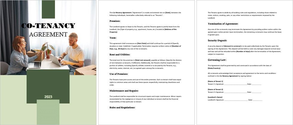 Co-Tenancy-Agreement