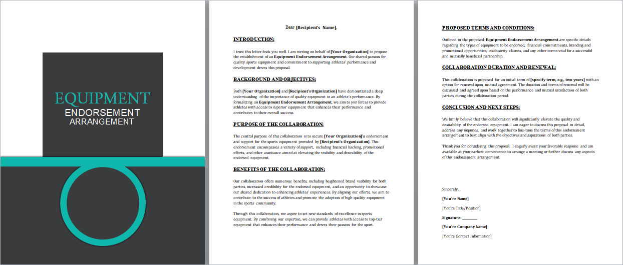 Equipment-Endorsement-Arrangement