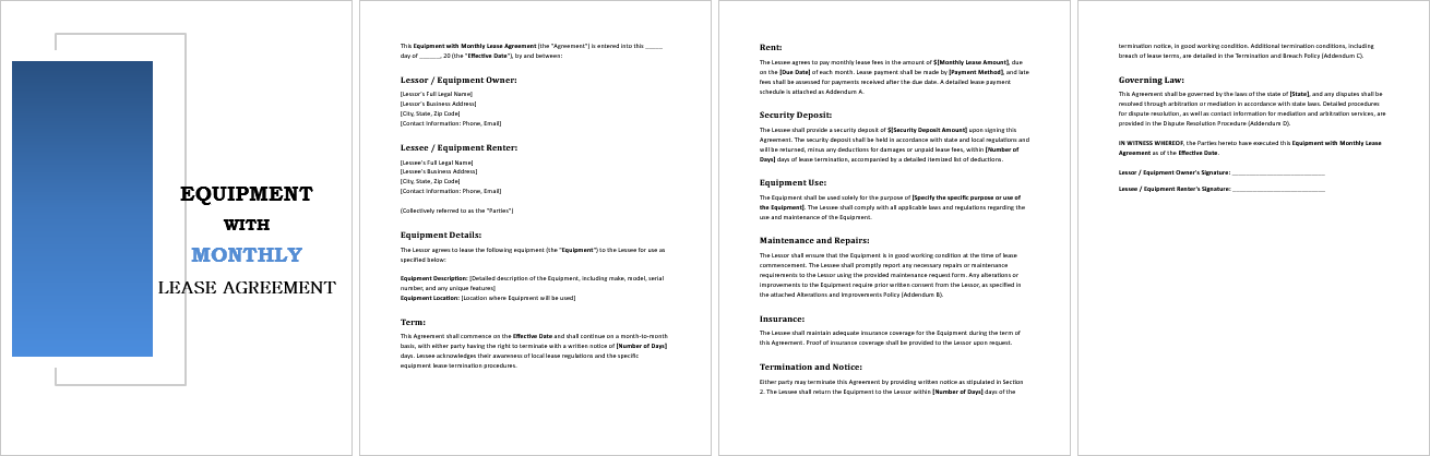 Equipment-with-Monthly-Lease-Agreement