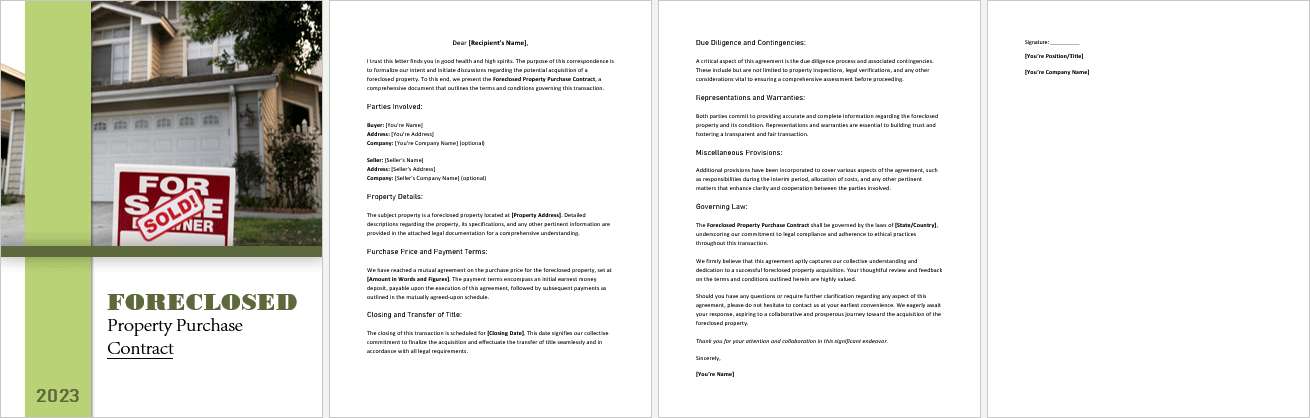 Foreclosed-Property-Purchase-Contract