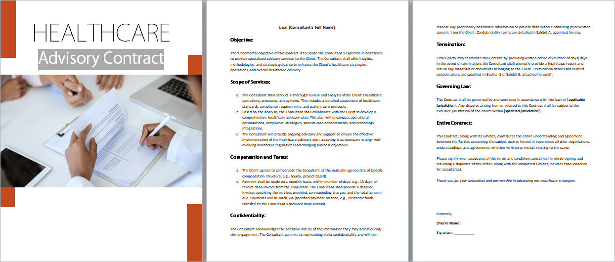Healthcare-Advisory-Contract