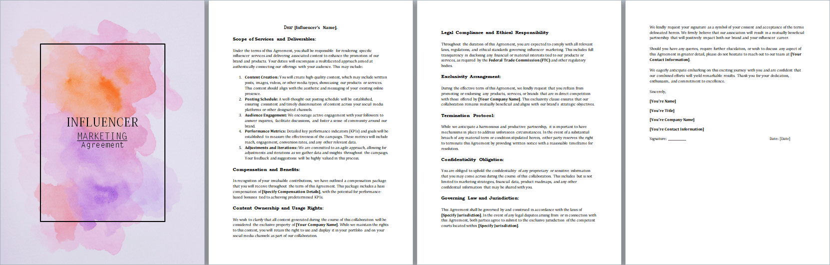 Influencer-Marketing-Agreements