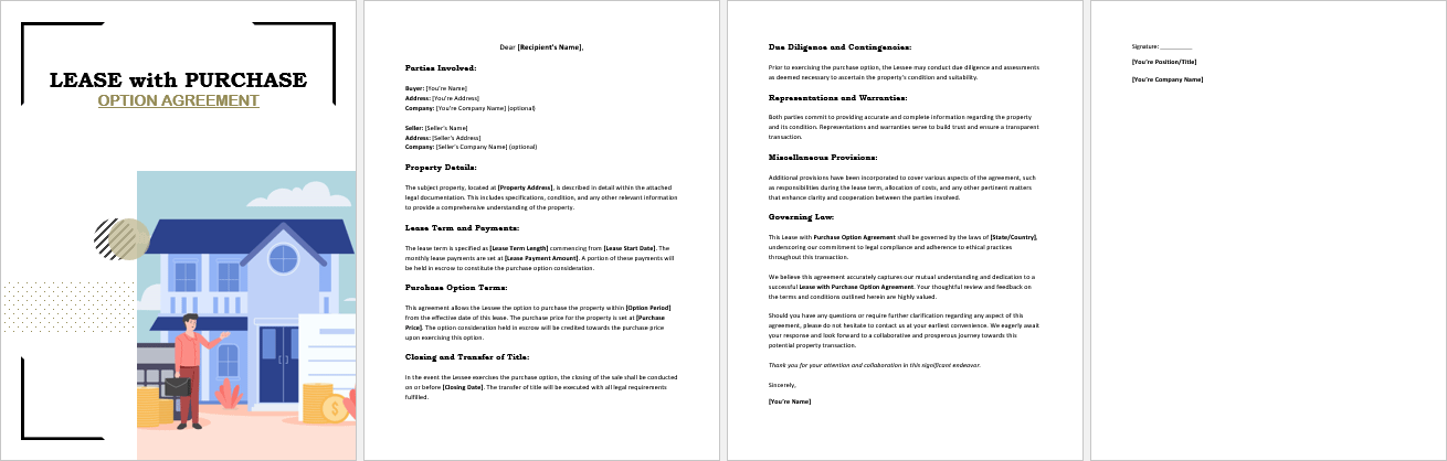 Lease-with-Purchase-Option-Agreement