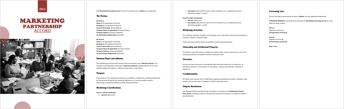 Marketing-Partnership-Accord