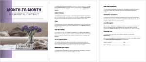 Month-to-Month-Room-Rental-Contract