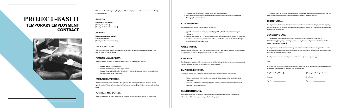 Project-Based-Temporary-Employment-Contract