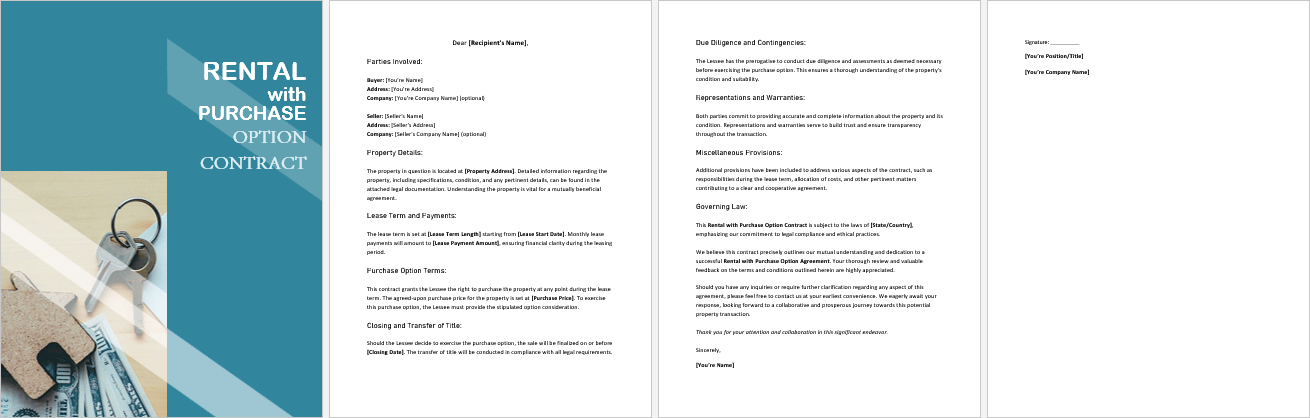 Rental-with-Purchase-Option-Contract