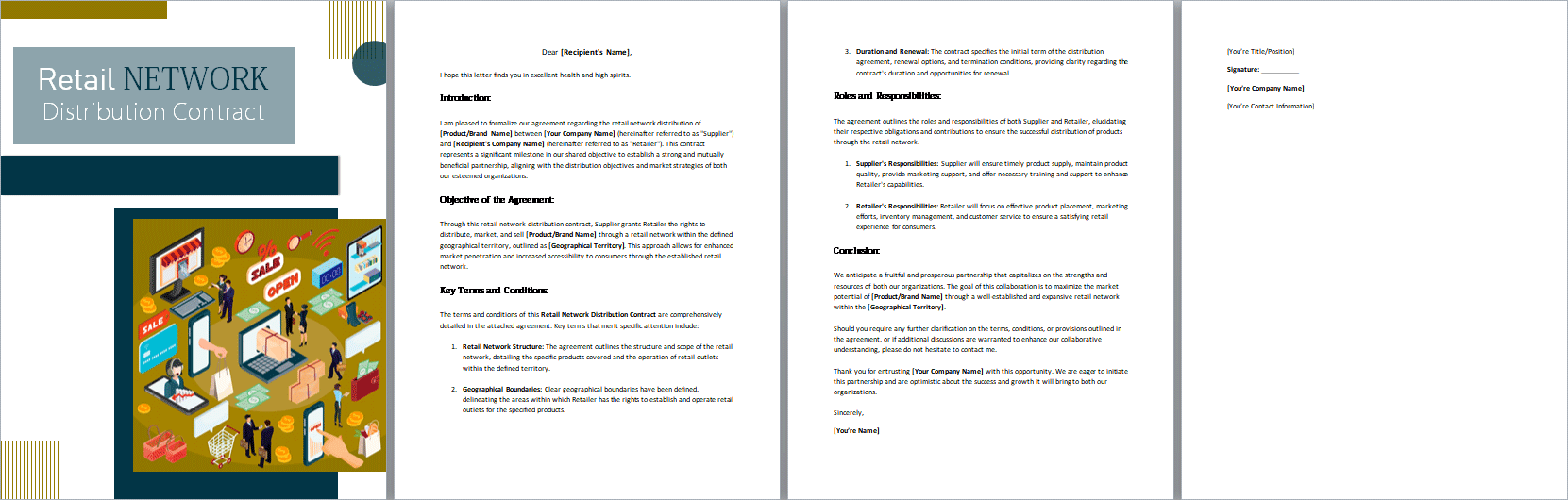 Retail-Network-Distribution-Contract