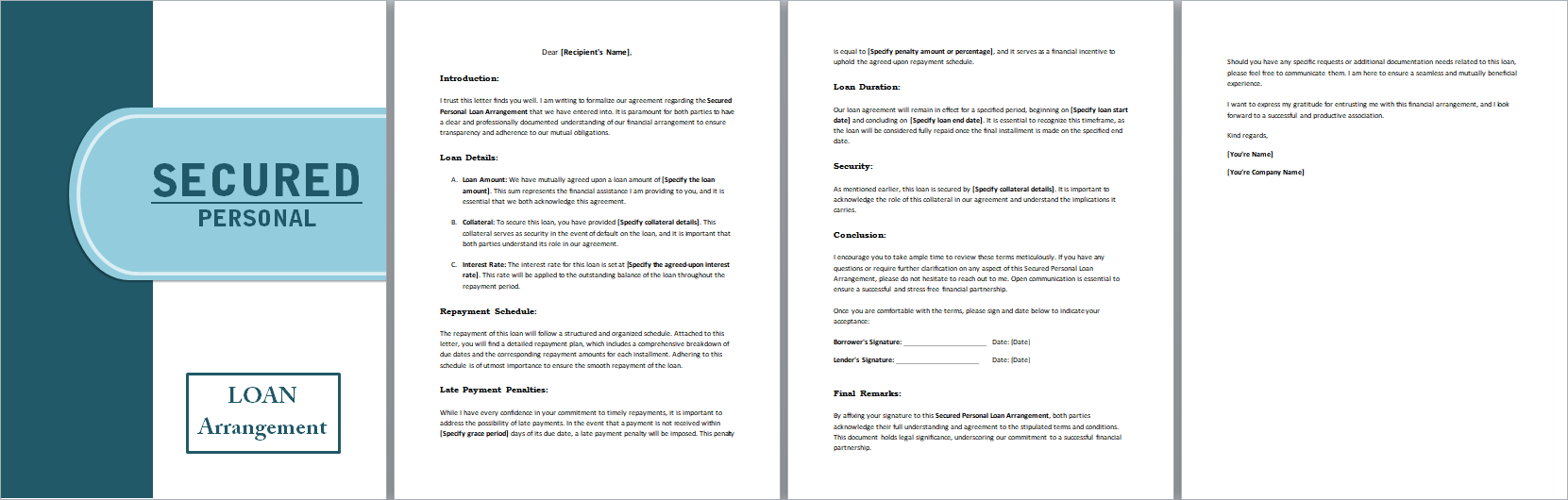 Secured-Personal-Loan-Arrangement