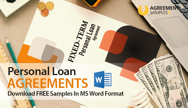 Personal Loan Agreement Template In MS Word Format