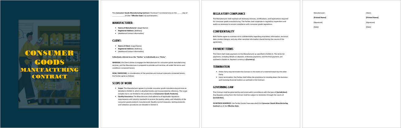 Consumer-Goods-Manufacturing-Contract