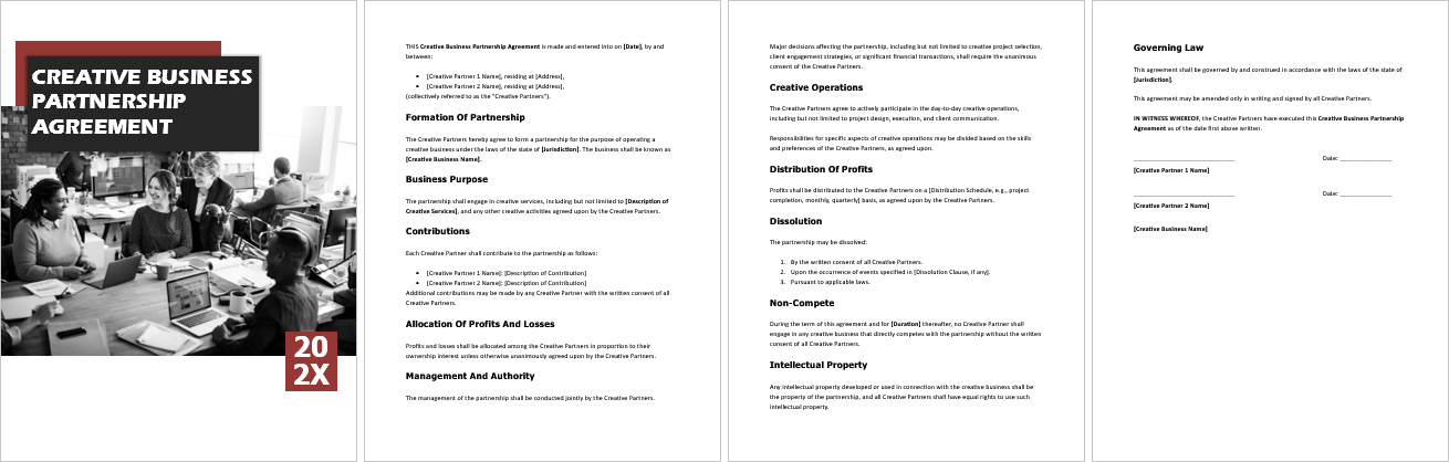 Creative-Business-Partnership-Agreement