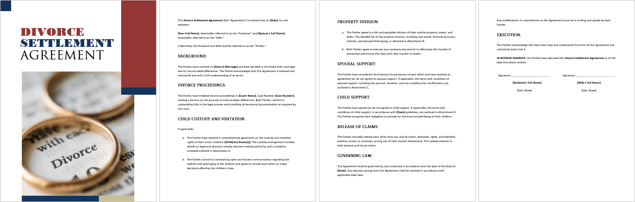 Divorce-Settlement-Agreement