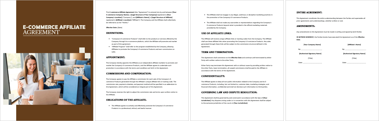 E-commerce-Affiliate-Agreement