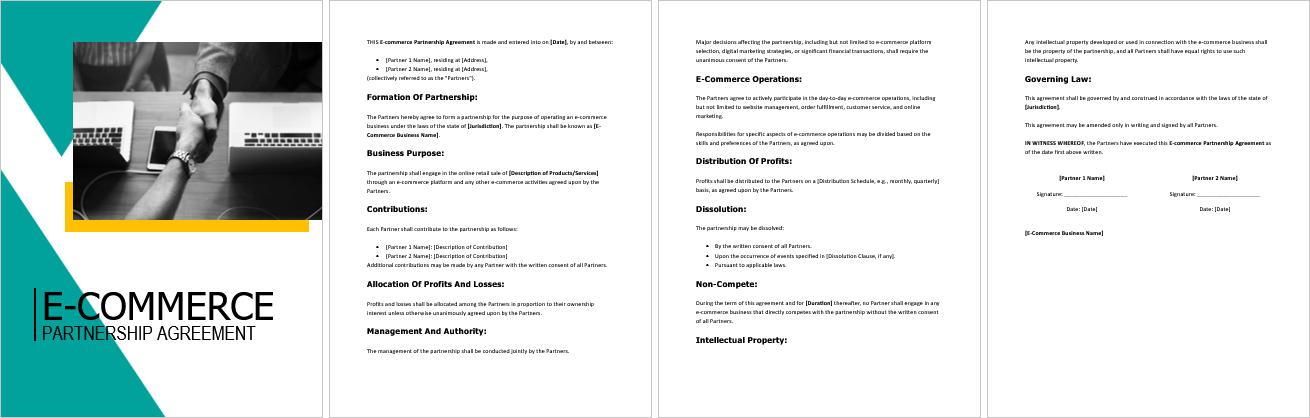 E-commerce-Partnership-Agreement