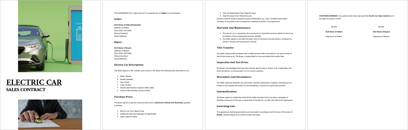 Electric-Car-Sales-Contract