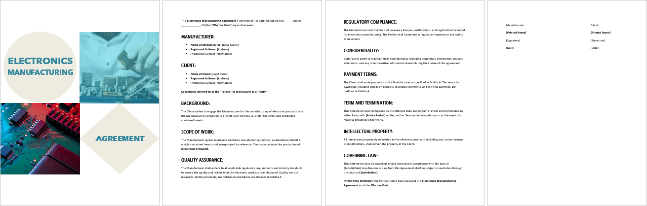 Electronics-Manufacturing-Agreement