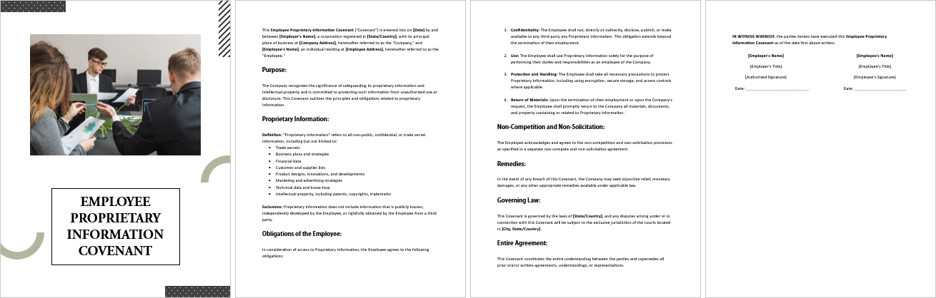 Employee-Proprietary-Information-Covenant