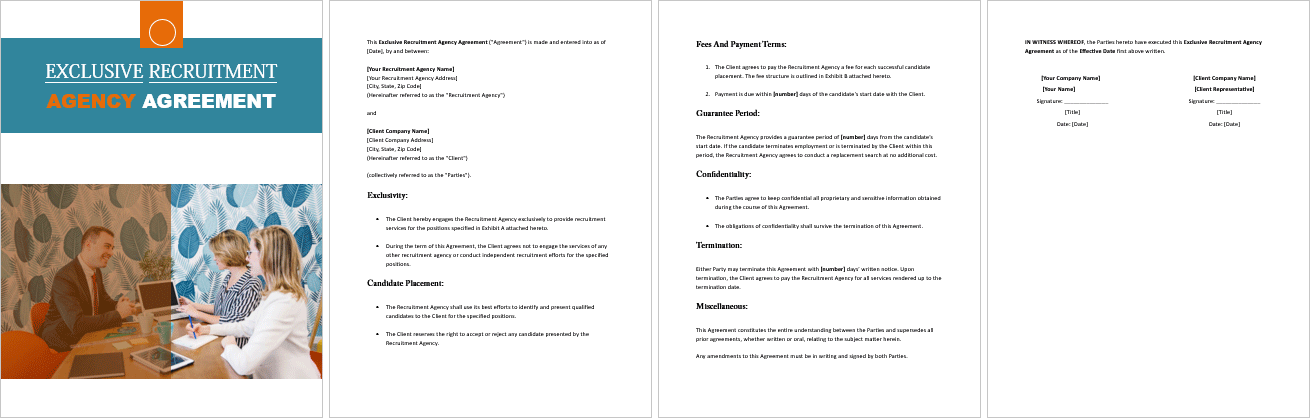 Exclusive-Recruitment-Agency-Agreement