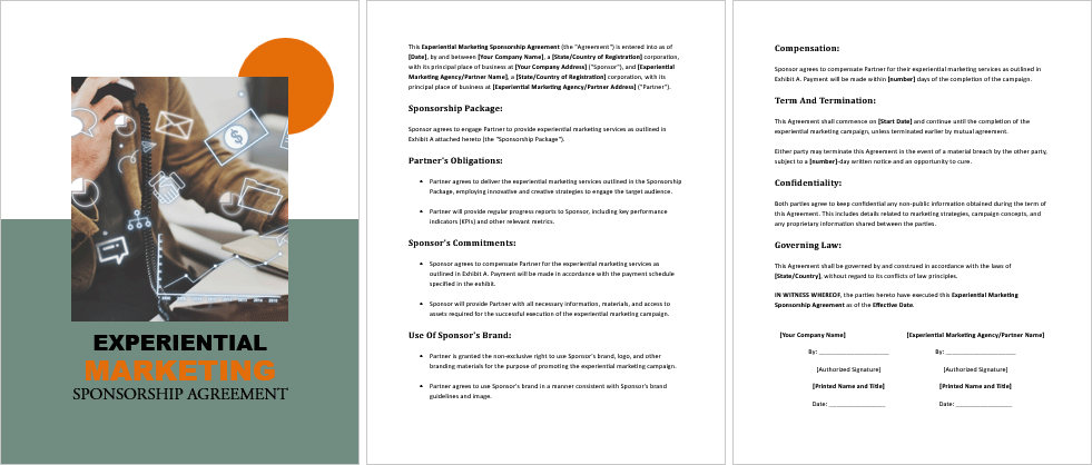 Experiential-Marketing-Sponsorship-Agreement
