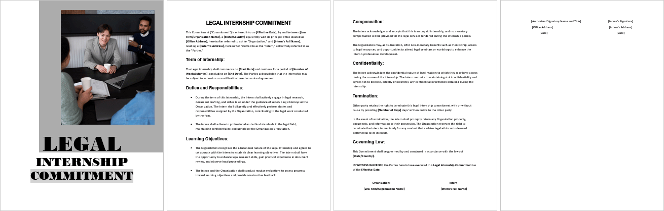 Legal-Internship-Commitment