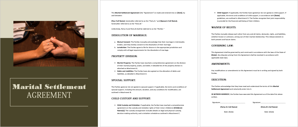 Marital-Settlement-Agreement
