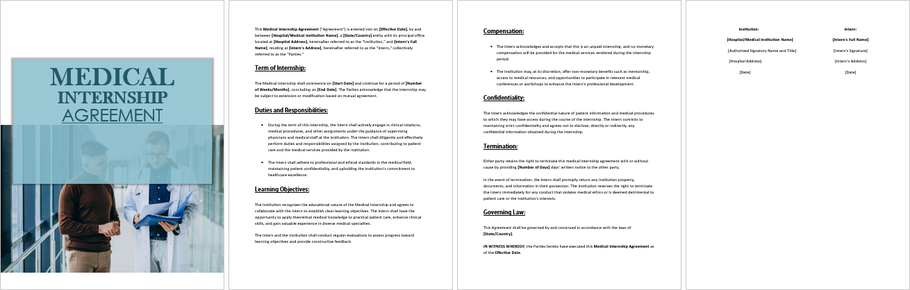 Medical-Internship-Agreement