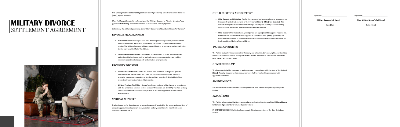 Military-Divorce-Settlement-Agreement