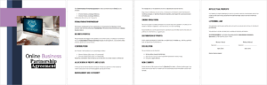 Online Business Partnership Agreement
