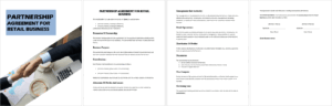 Partnership Agreement for Retail Business