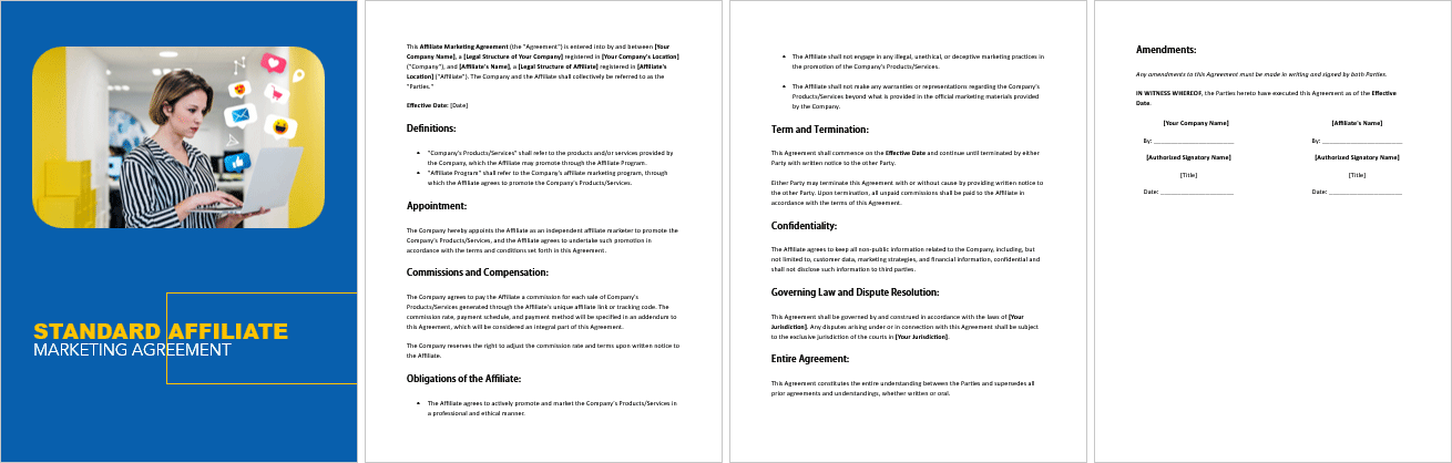 Standard-Affiliate-Marketing-Agreement