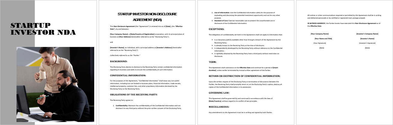 Startup-Investor-NDA