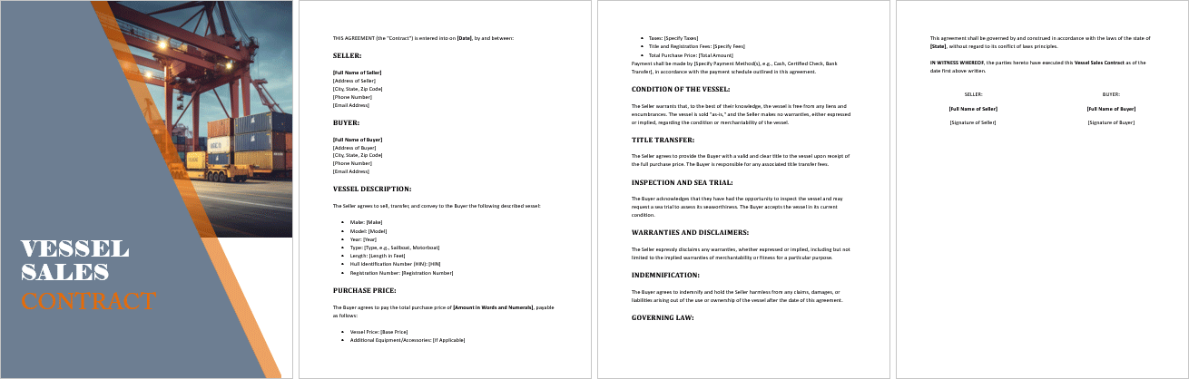 Vessel-Sales-Contract