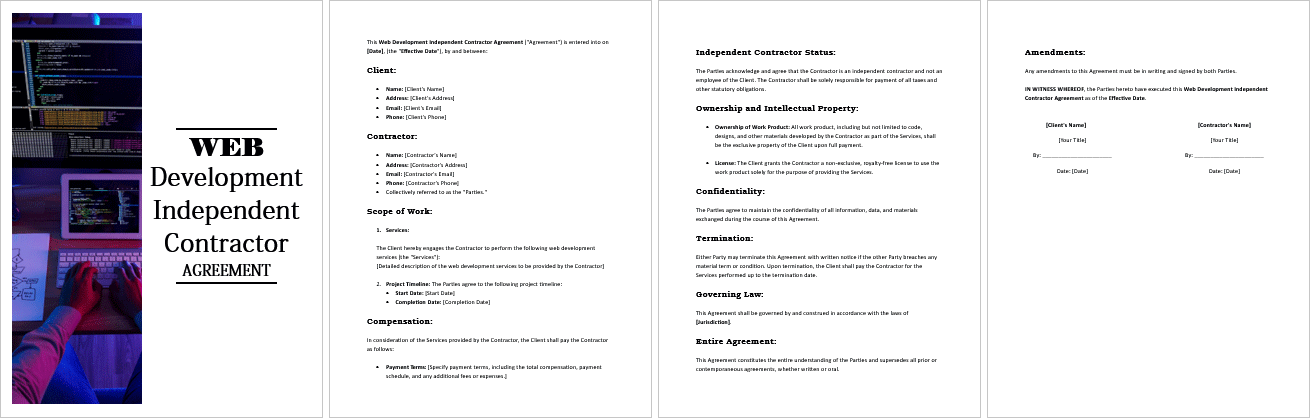Web-Development-Independent-Contractor-Agreement