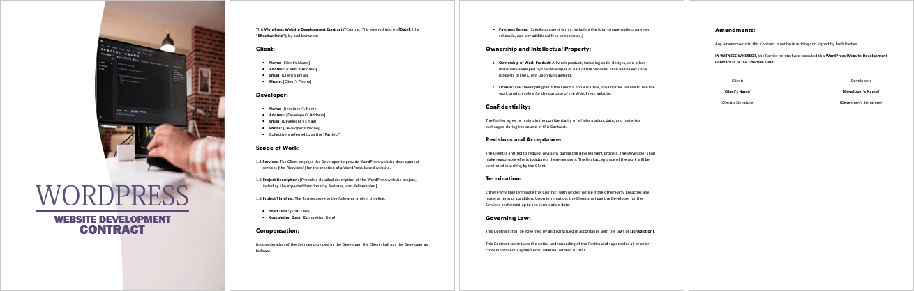 WordPress-Website-Development-Contract