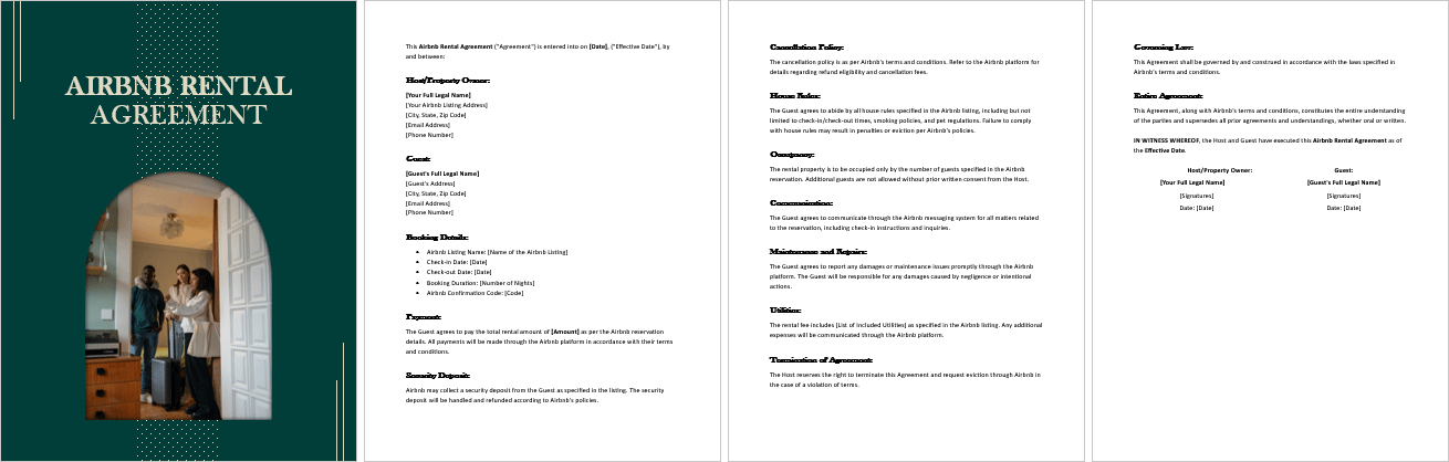Airbnb-Rental-Agreement