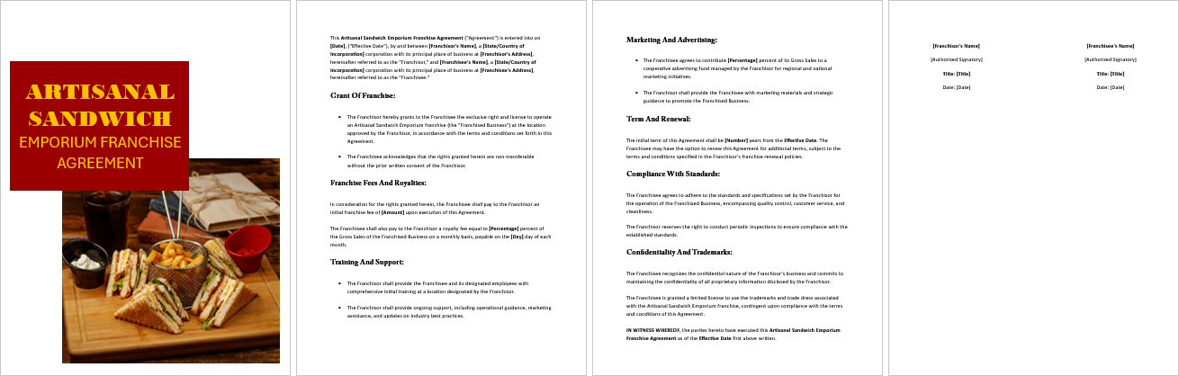 Artisanal-Sandwich-Emporium-Franchise-Agreement-1