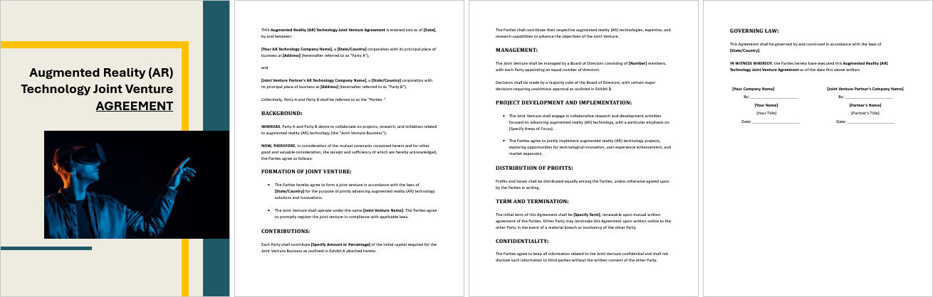 Augmented-Reality-AR-Technology-Joint-Venture-Agreement